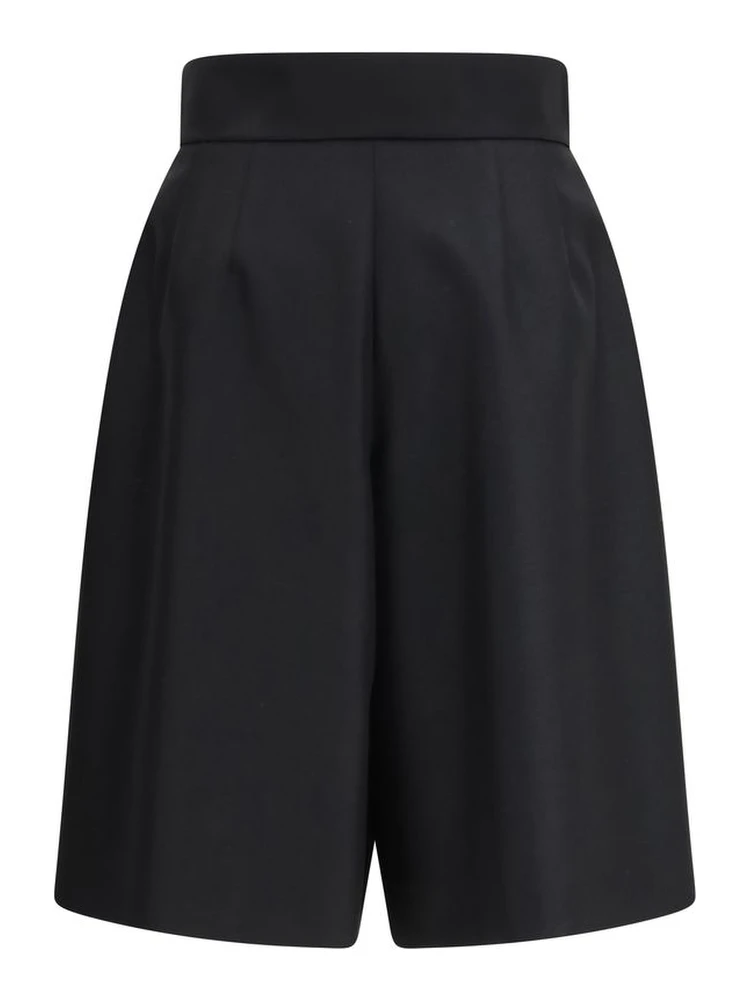 Black Wool Bermuda Shorts alternative