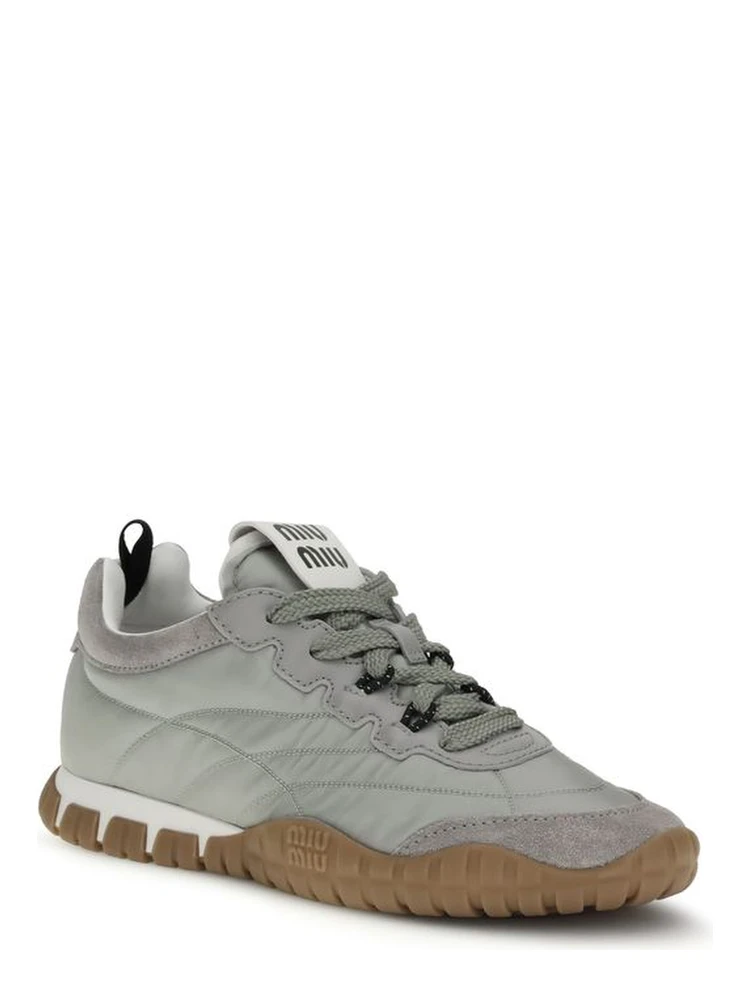 Gray Recycled Polyamide Athletic Sneakers alternative