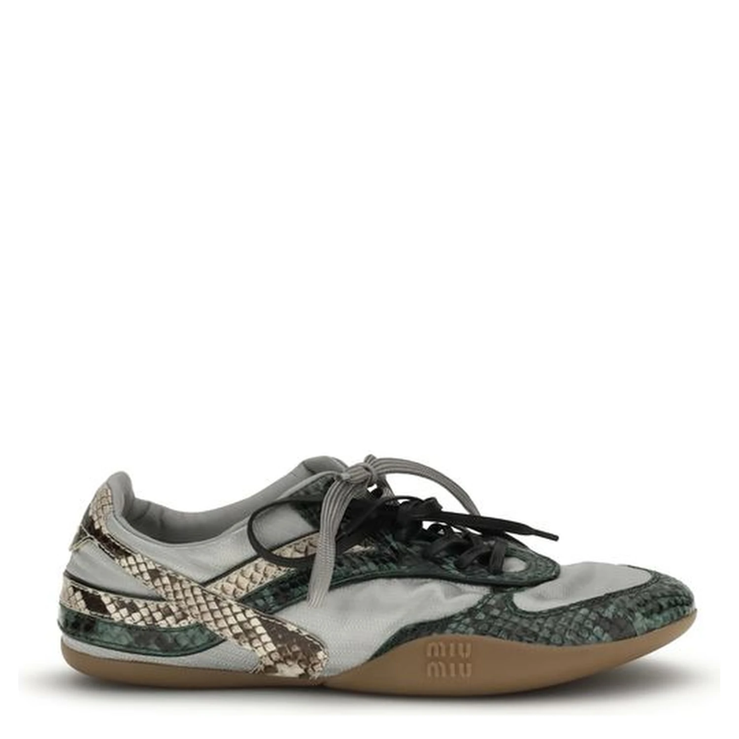 Gray Rubber Athletic Sneakers