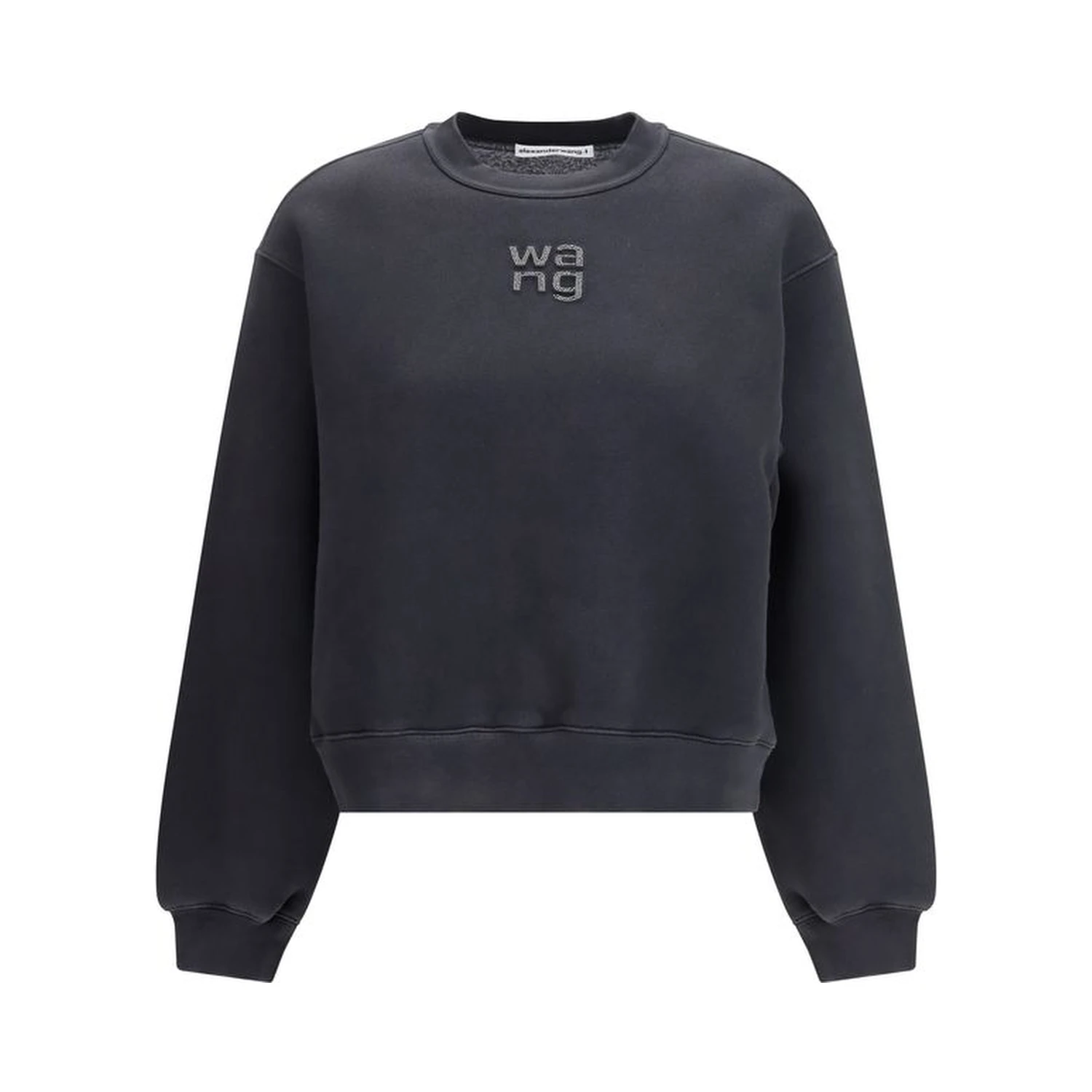 Black Cotton Sweatshirt