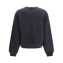 Black Cotton Sweatshirt