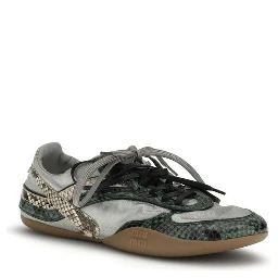 Gray Rubber Athletic Sneakers