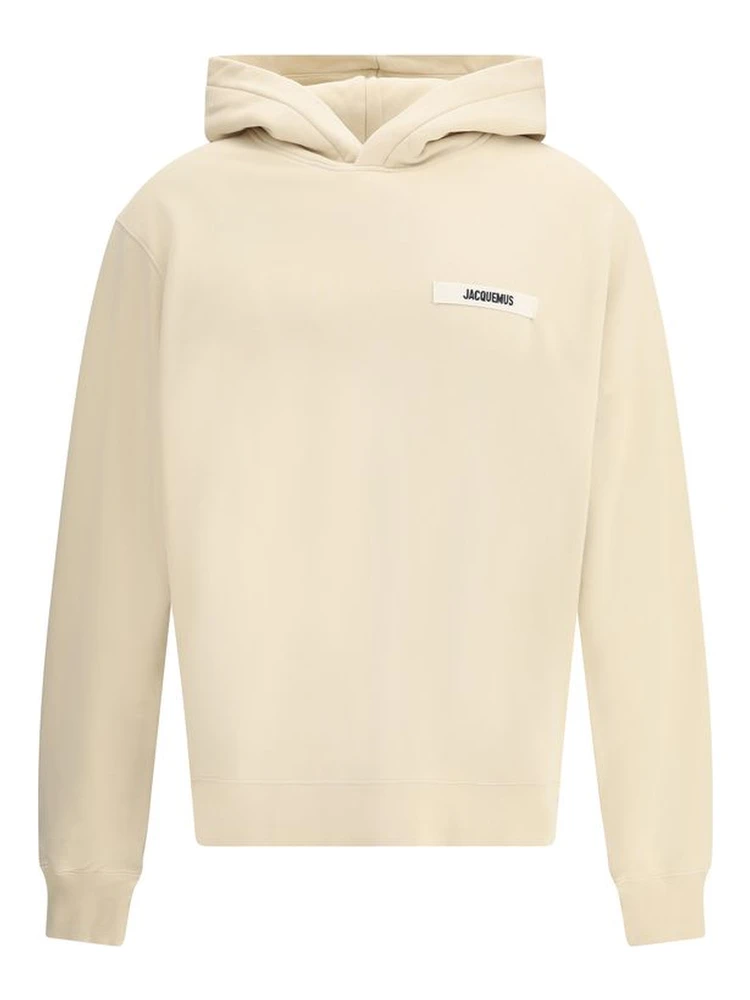 Beige Cotton Sweatshirt