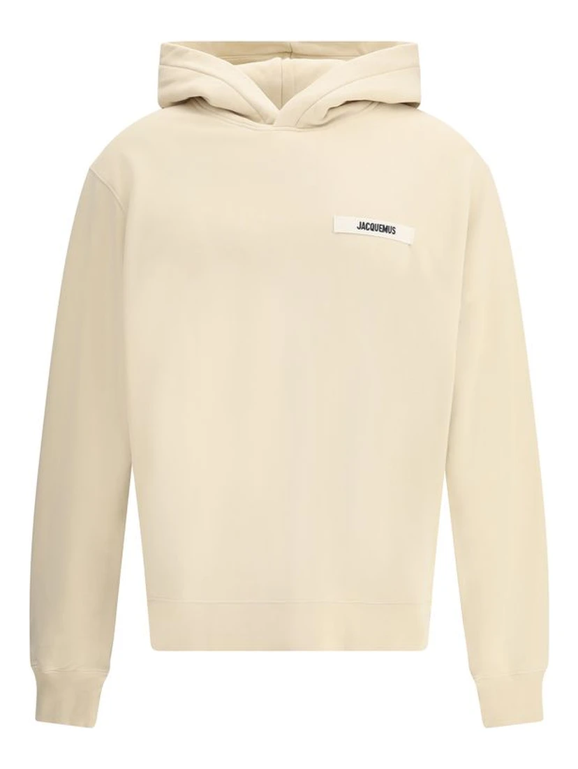 Beige Cotton Sweatshirt