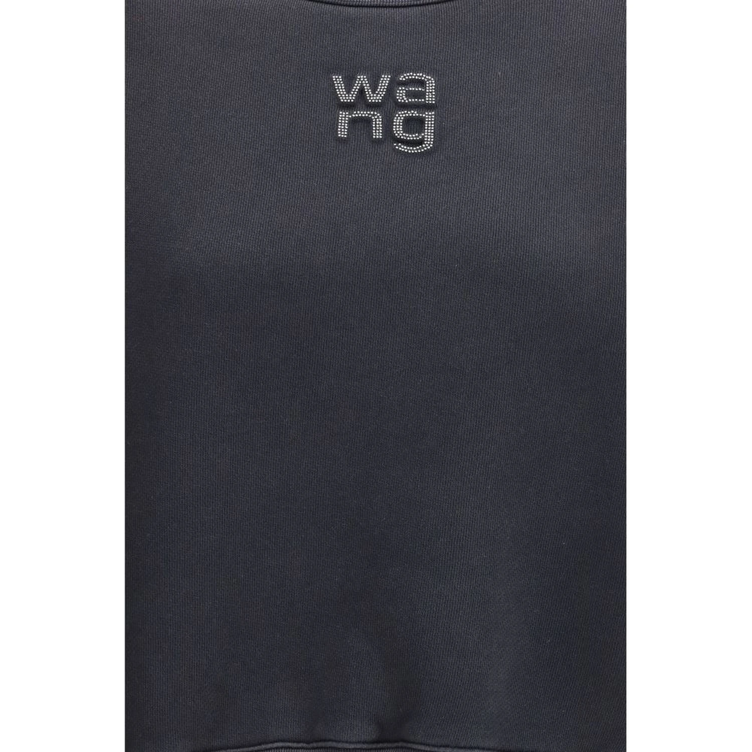 Black Cotton Sweatshirt