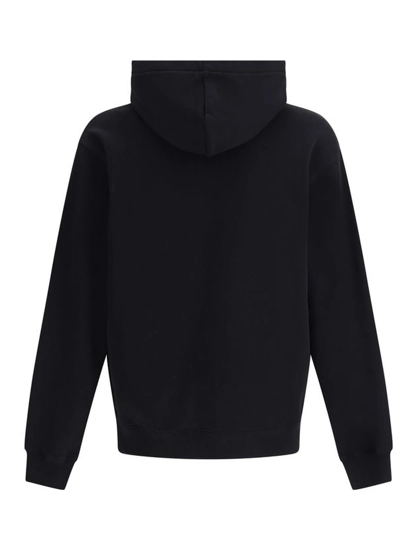 Black Cotton Sweatshirt