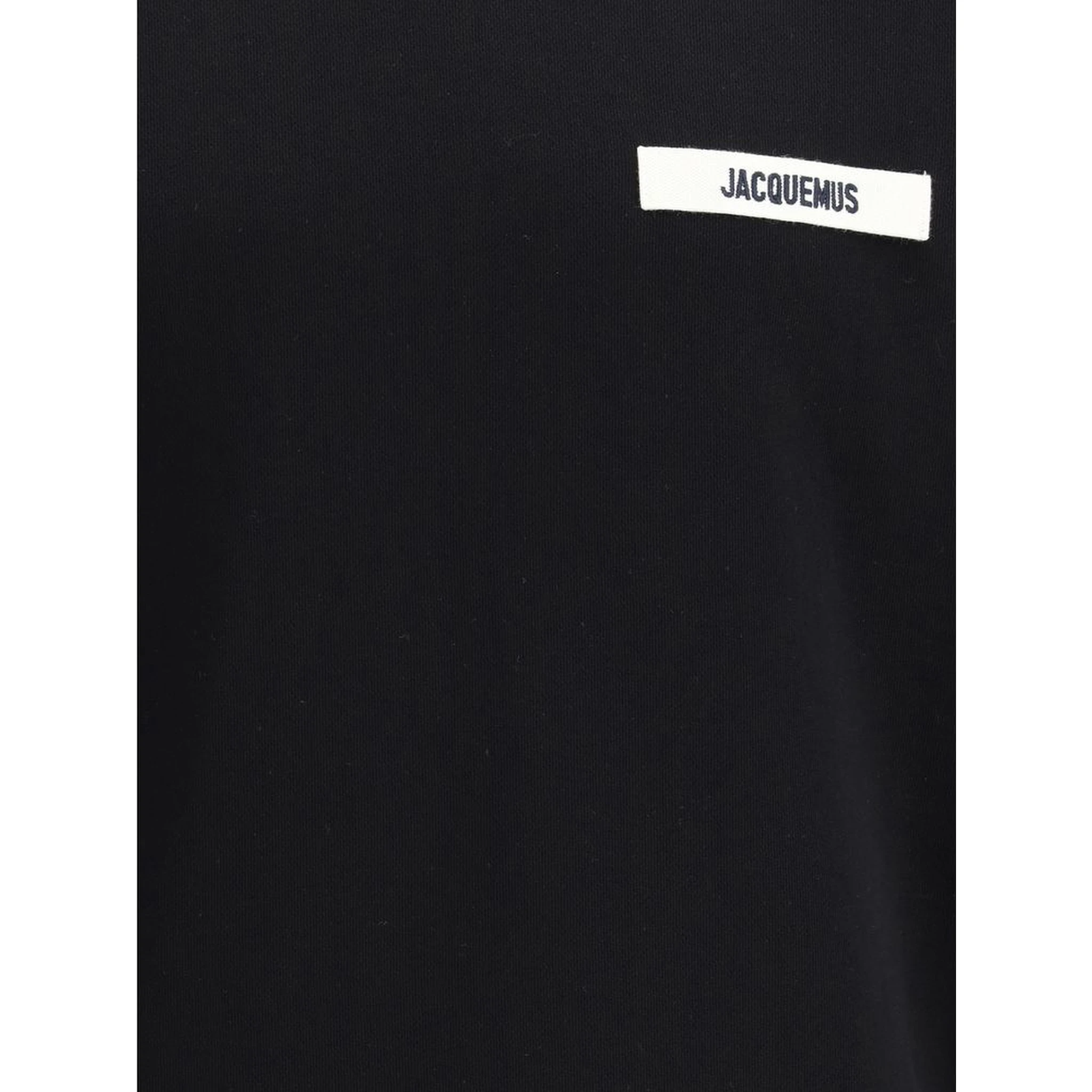 Black Cotton Sweatshirt