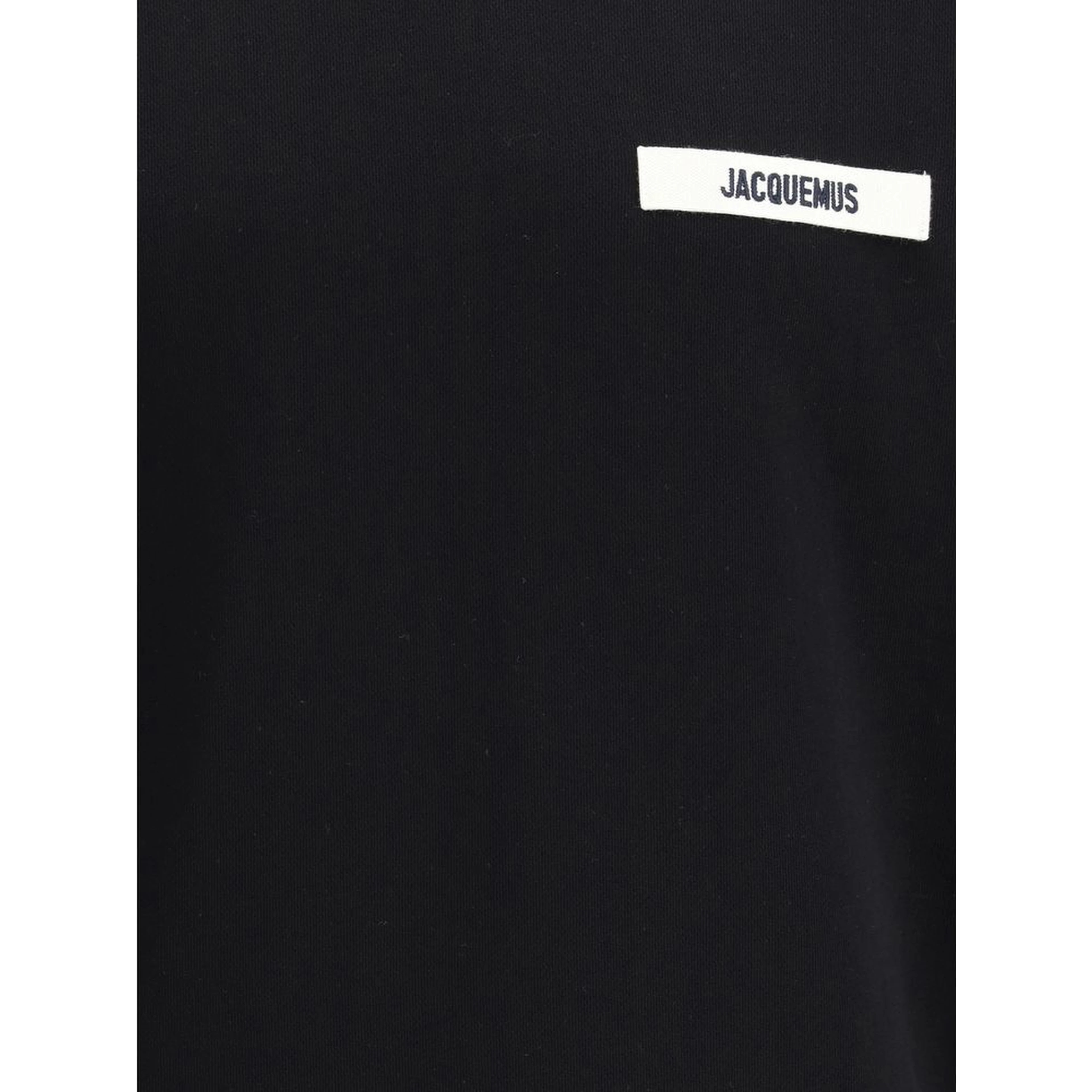 Black Cotton Sweatshirt