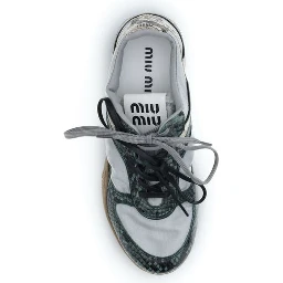 Gray Rubber Athletic Sneakers