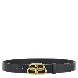 Black Calf Leather Bos Taurus Regular Belt