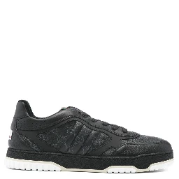 Re-Web leather sneakers