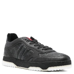 Re-Web leather sneakers