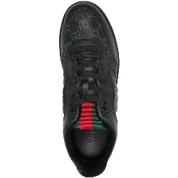 Re-Web leather sneakers