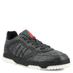 Re-Web sneakers in black pebbled leather