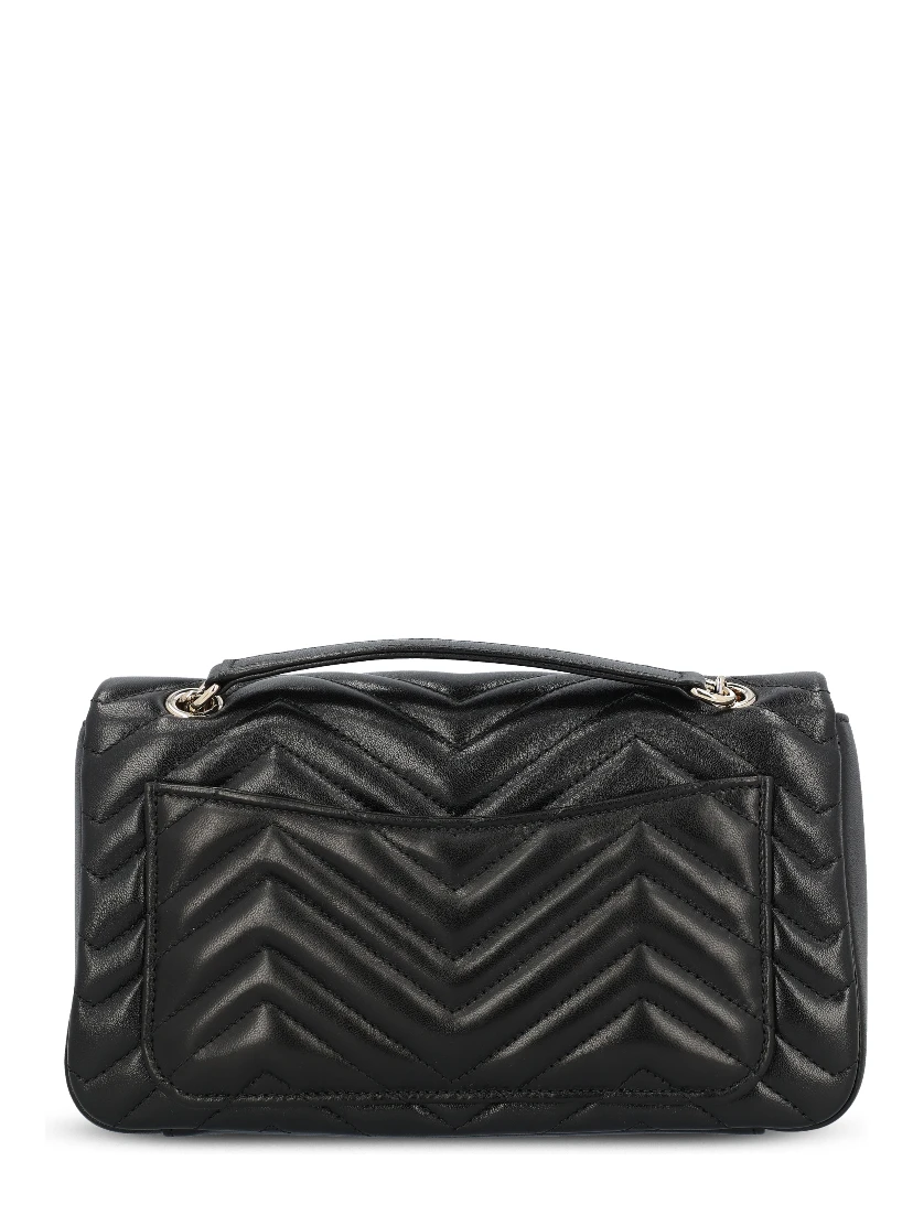 GG Marmont matelassé chevron leather shoulder bag