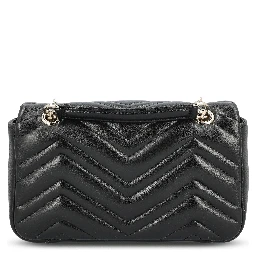 GG Marmont quilted black leather shoulder bag