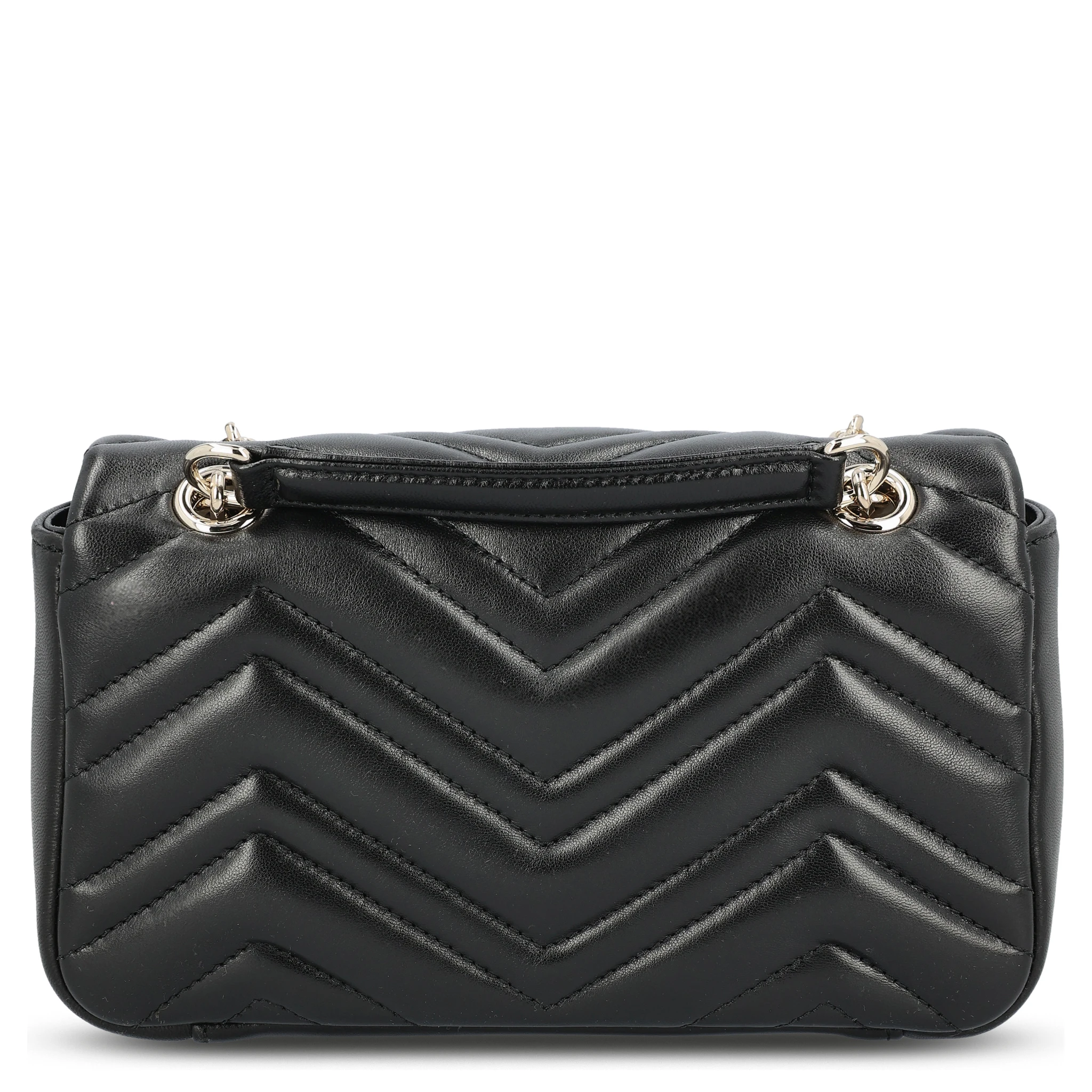 GG Marmont quilted black leather shoulder bag