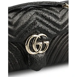 GG Marmont matelassé chevron leather shoulder bag