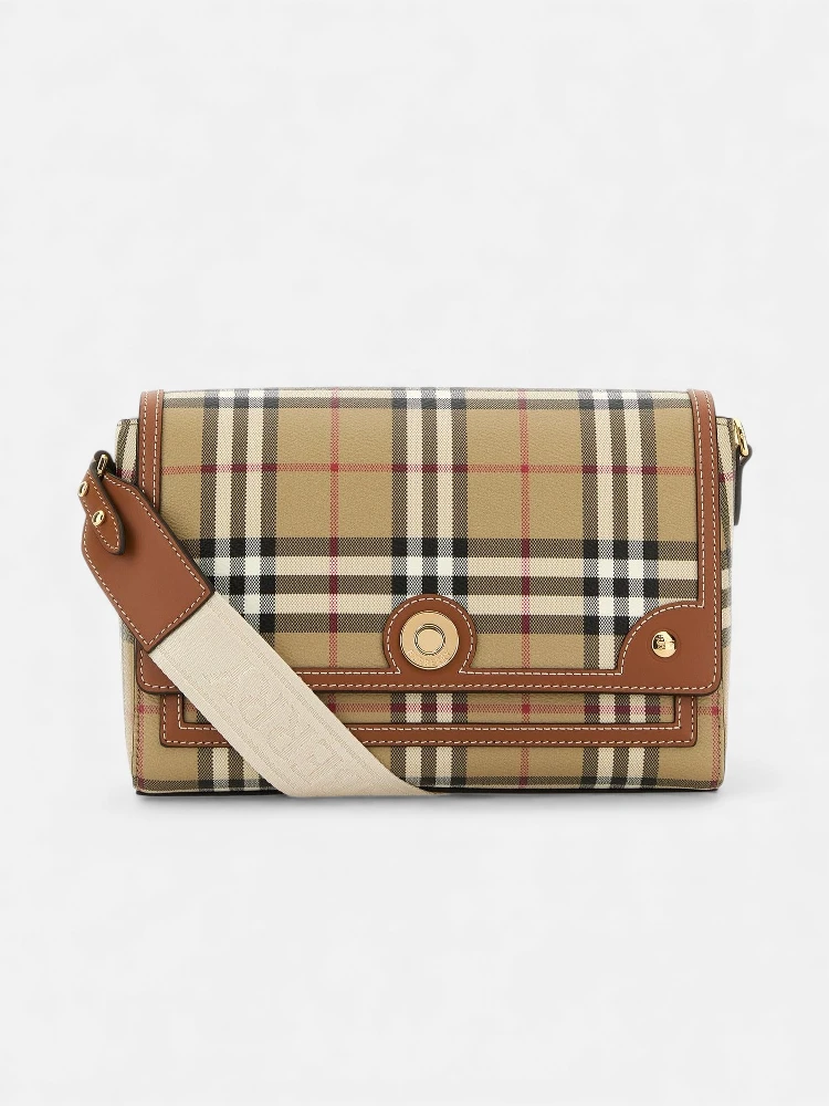 Note Check crossbody bag