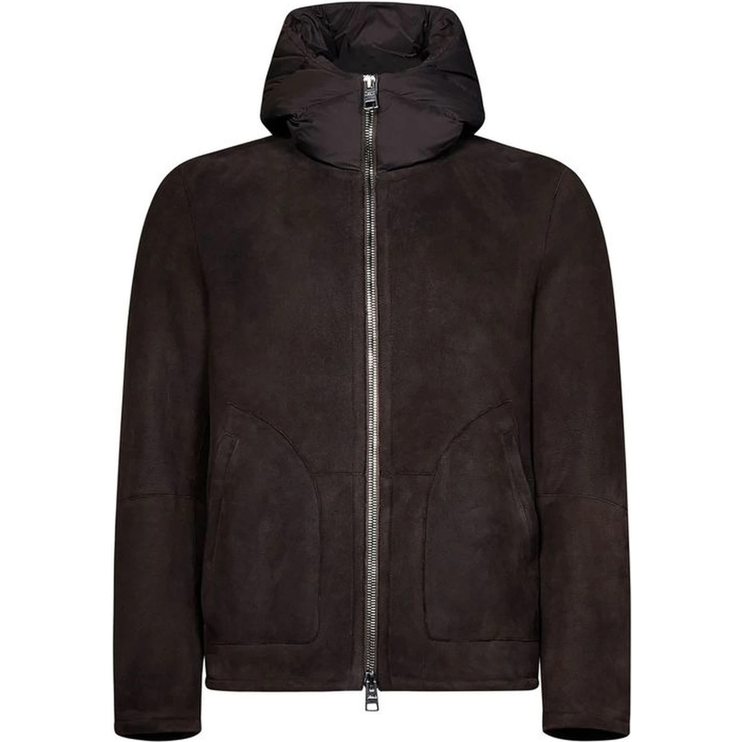 Brown Lambskin Shell Jacket