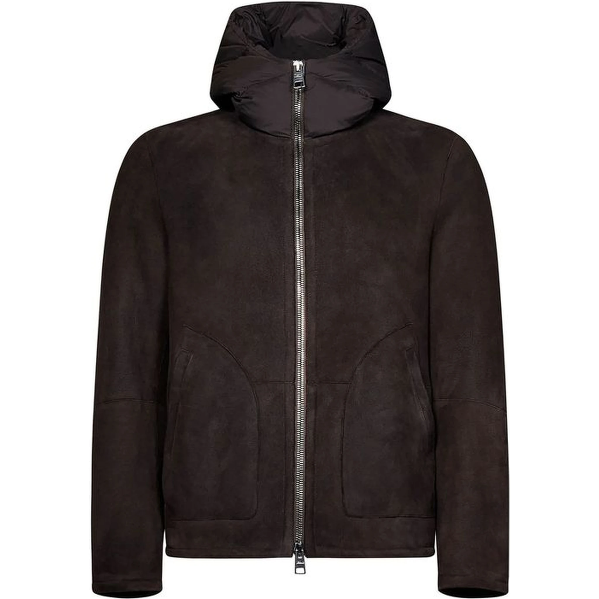 Brown Lambskin Shell Jacket