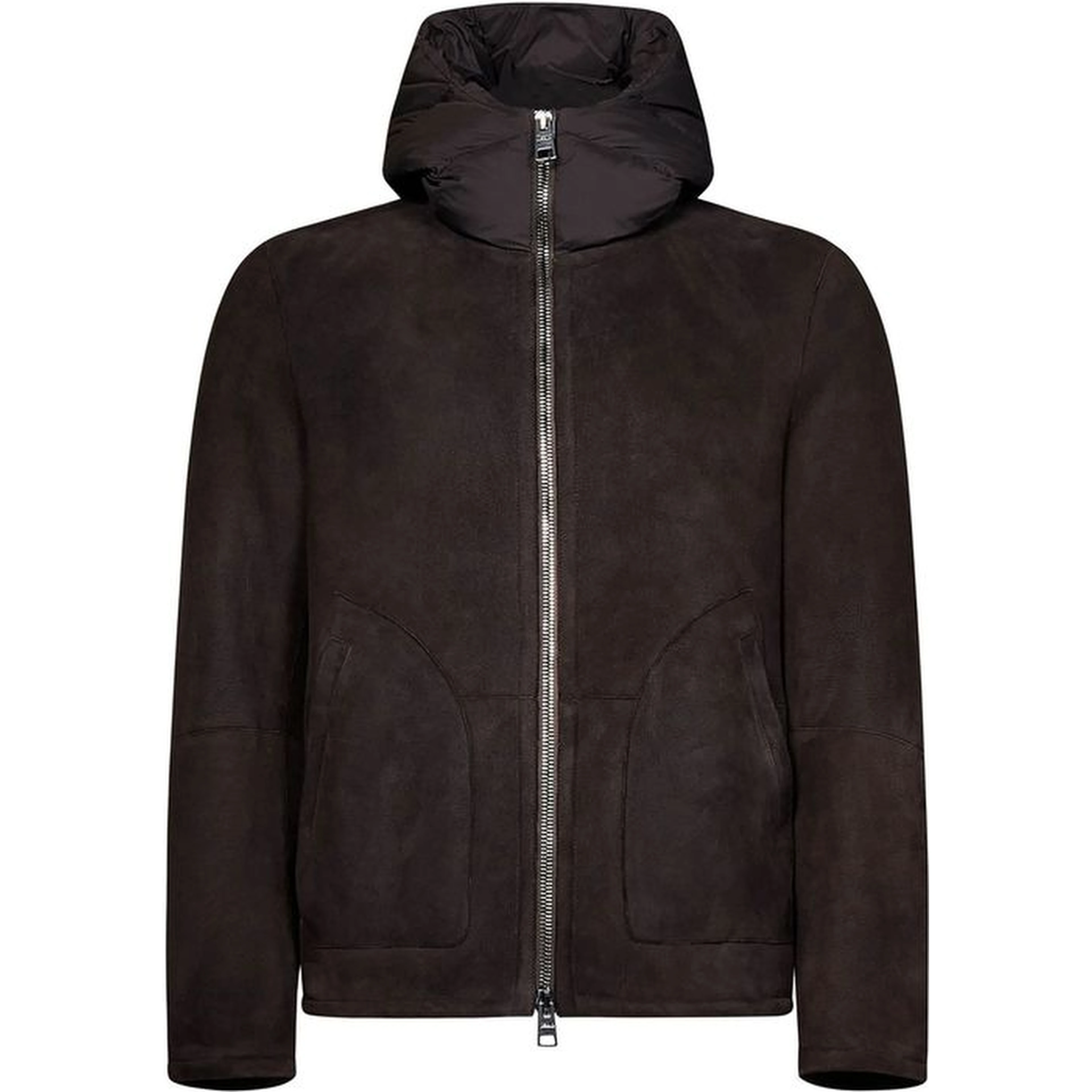 Brown Lambskin Shell Jacket