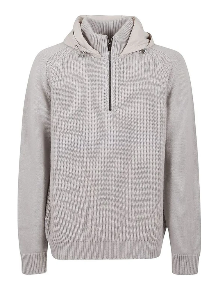 Gray Wool Sweatshirt