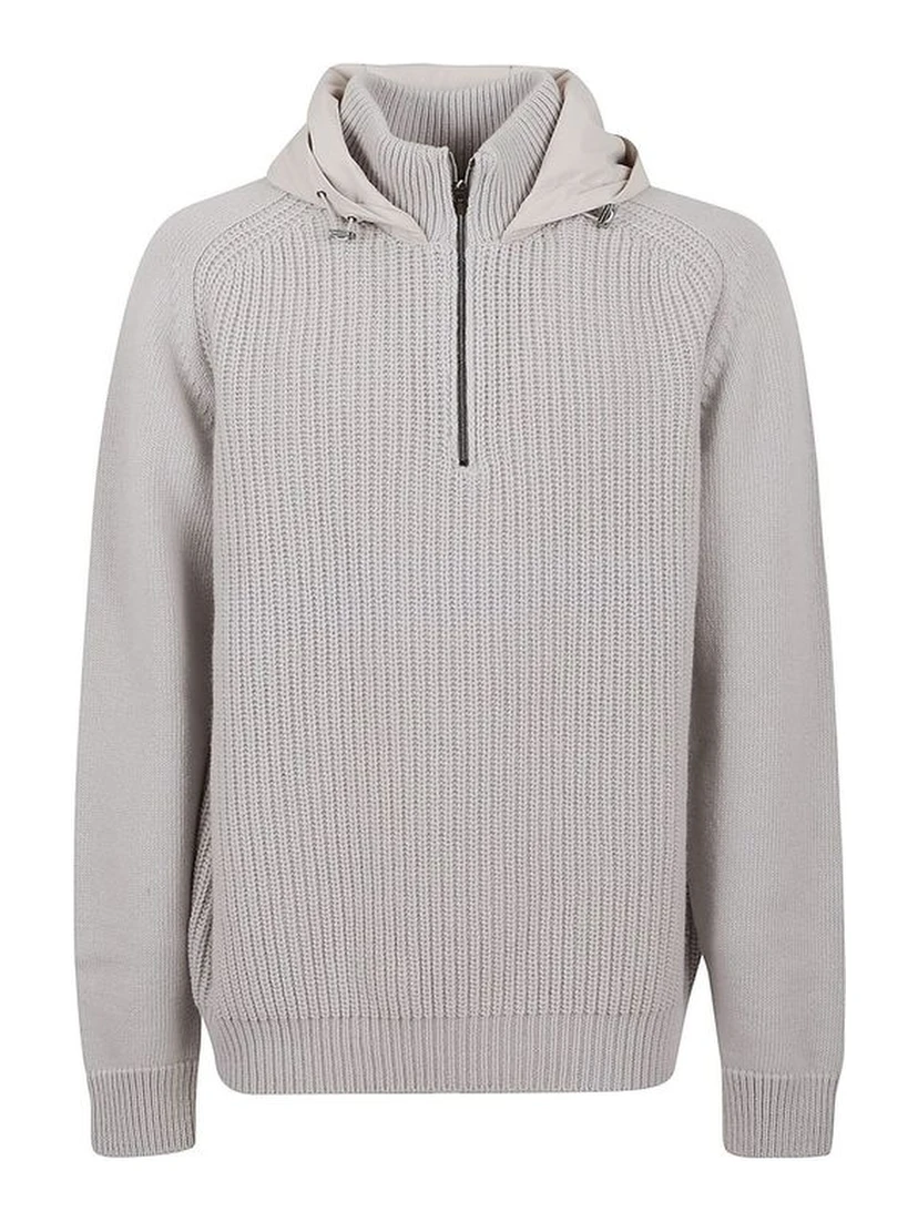 Gray Wool Sweatshirt