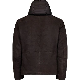 Brown Lambskin Shell Jacket