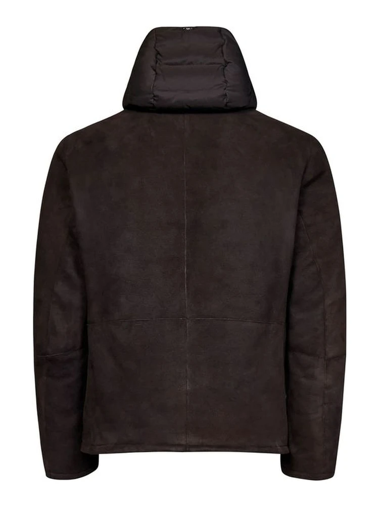 Brown Lambskin Shell Jacket alternative