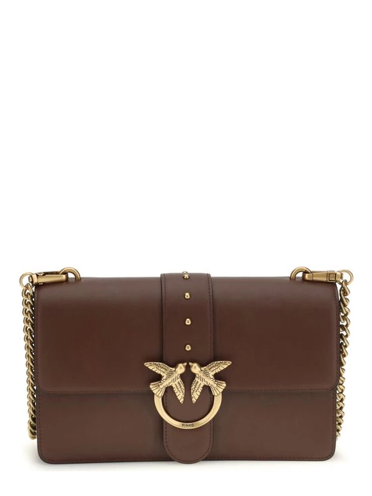 Brown Calf Leather Bos Taurus Shoulder Bag