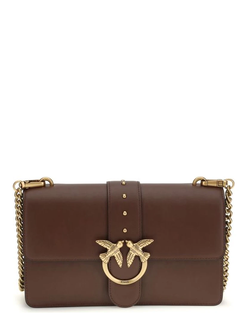 Brown Calf Leather Bos Taurus Shoulder Bag