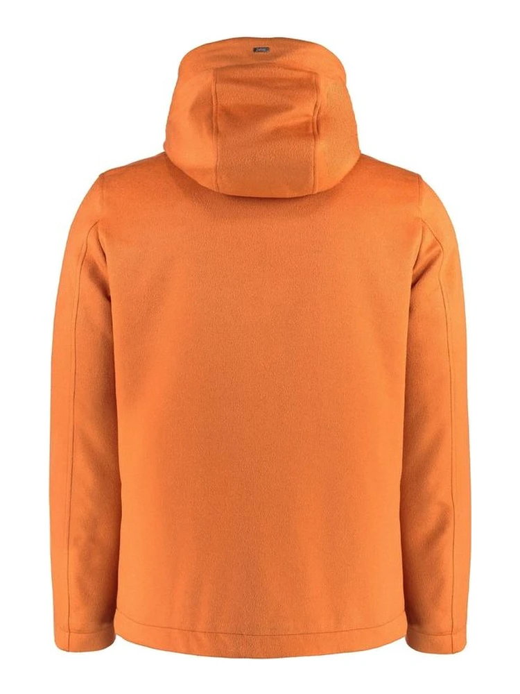 Orange Cashmere Full-Length Jacket alternative
