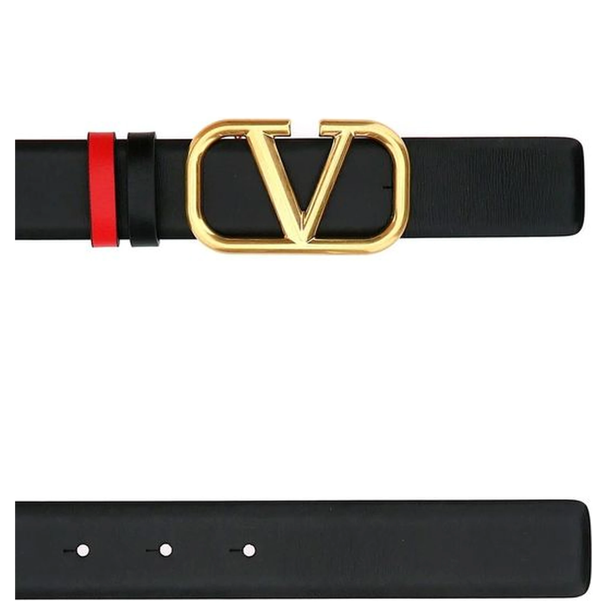 Black Calfskin Regular Belt