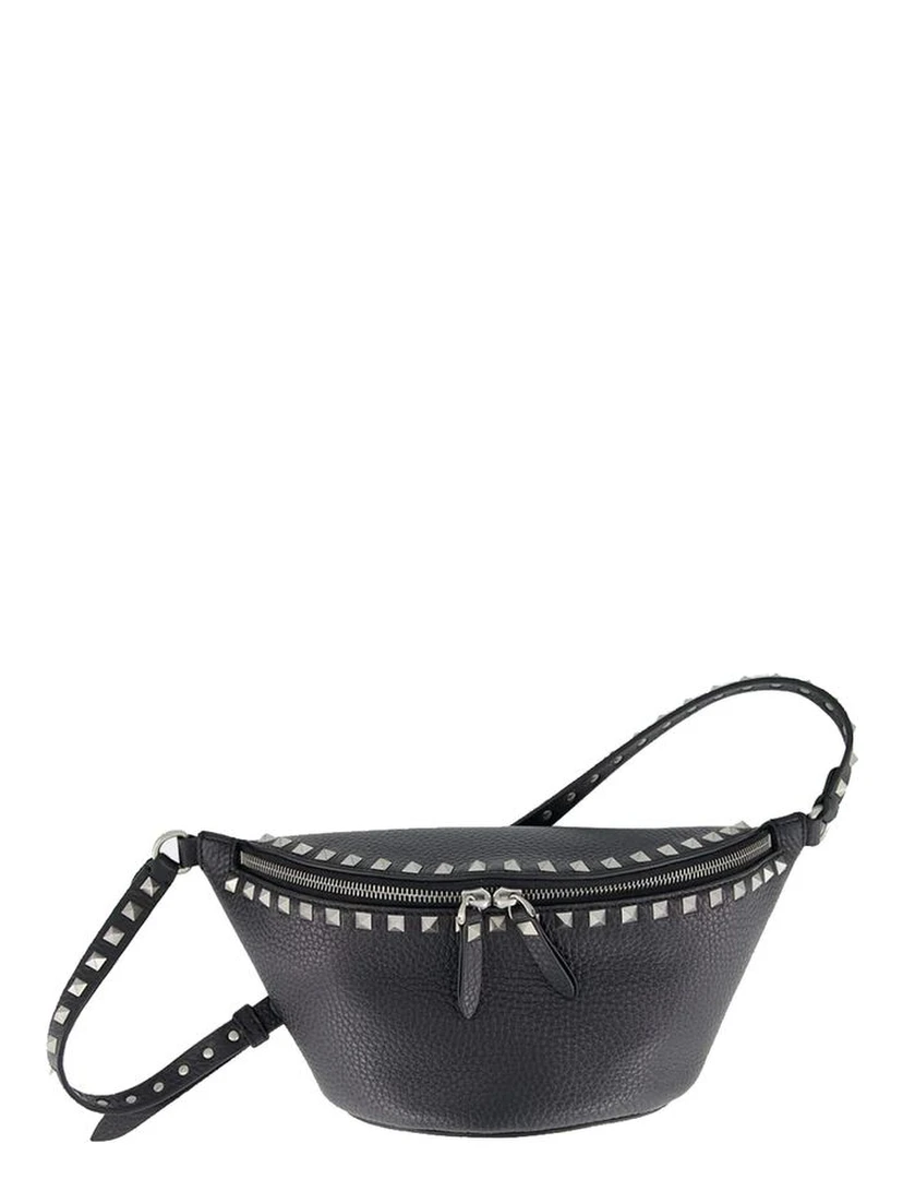 Black Calfskin Belt Bag