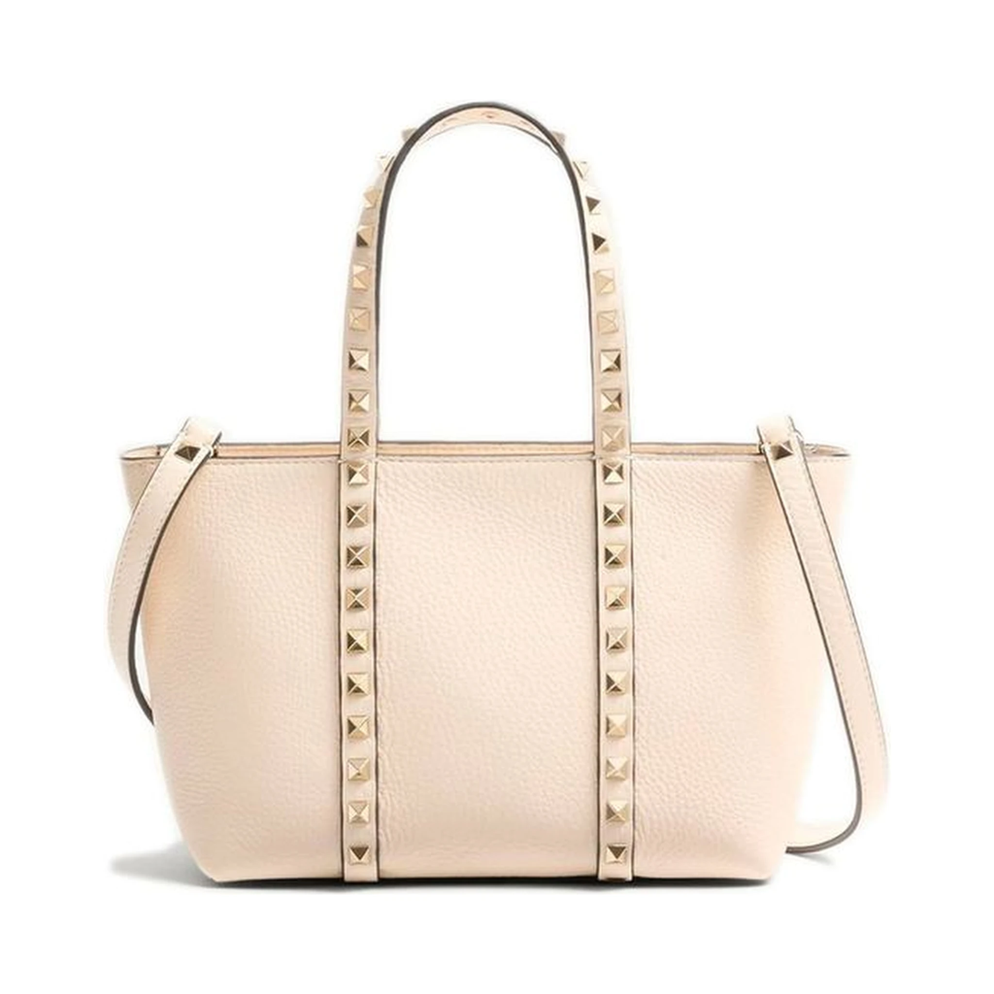 Beige Calfskin Tote Bag