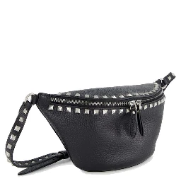 Black Calfskin Belt Bag