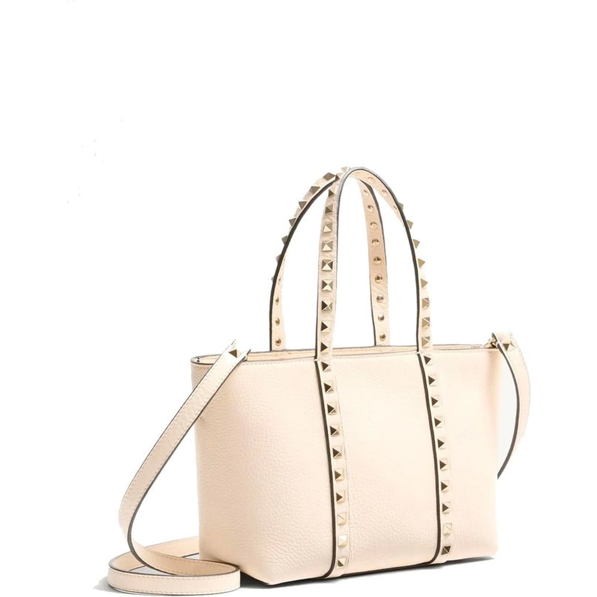 Beige Calfskin Tote Bag