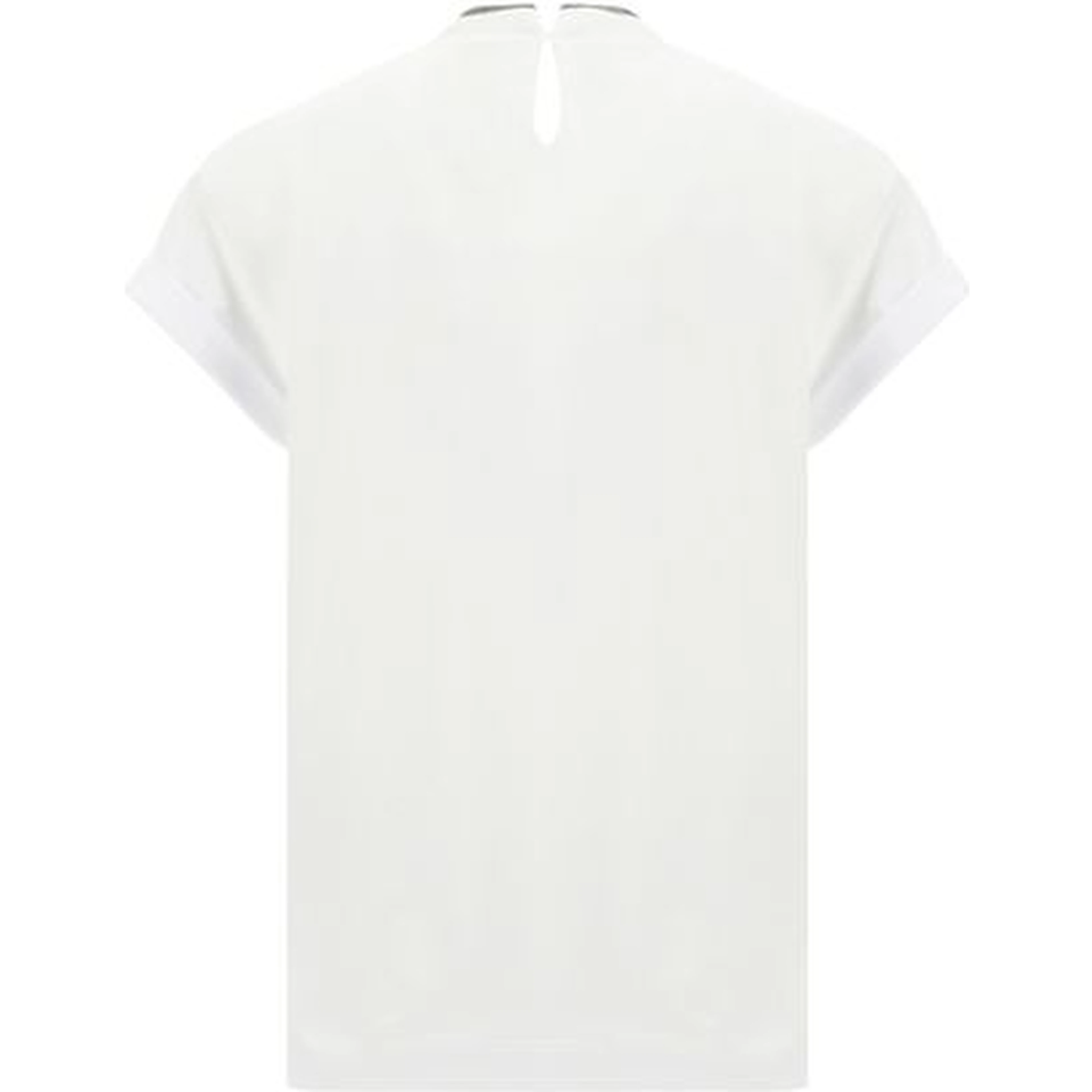 White Elastane T-Shirt