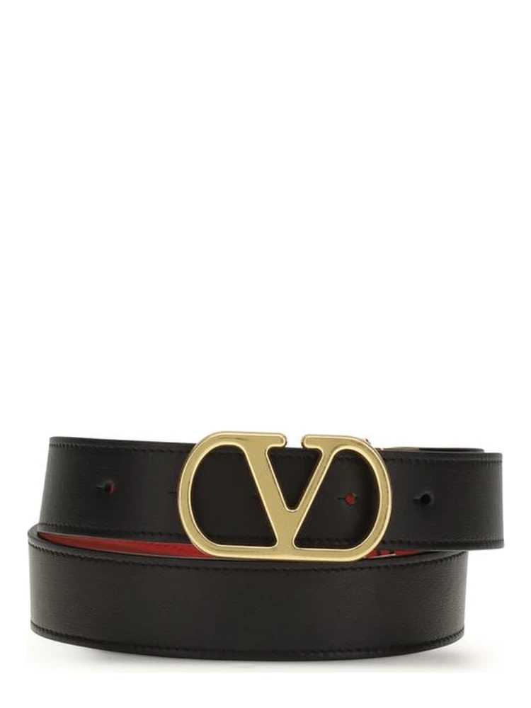Black Calf Leather Bos Taurus Belt