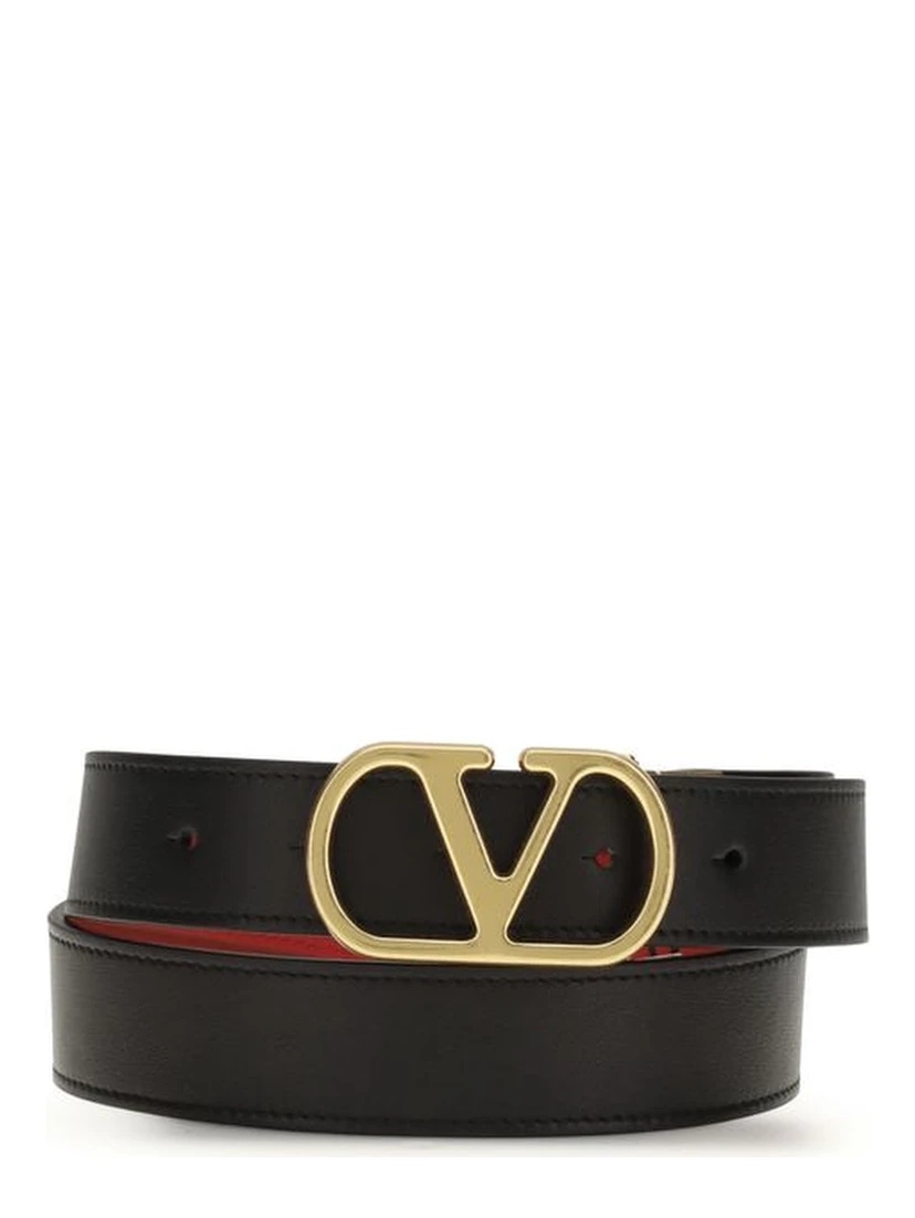 Black Calf Leather Bos Taurus Belt