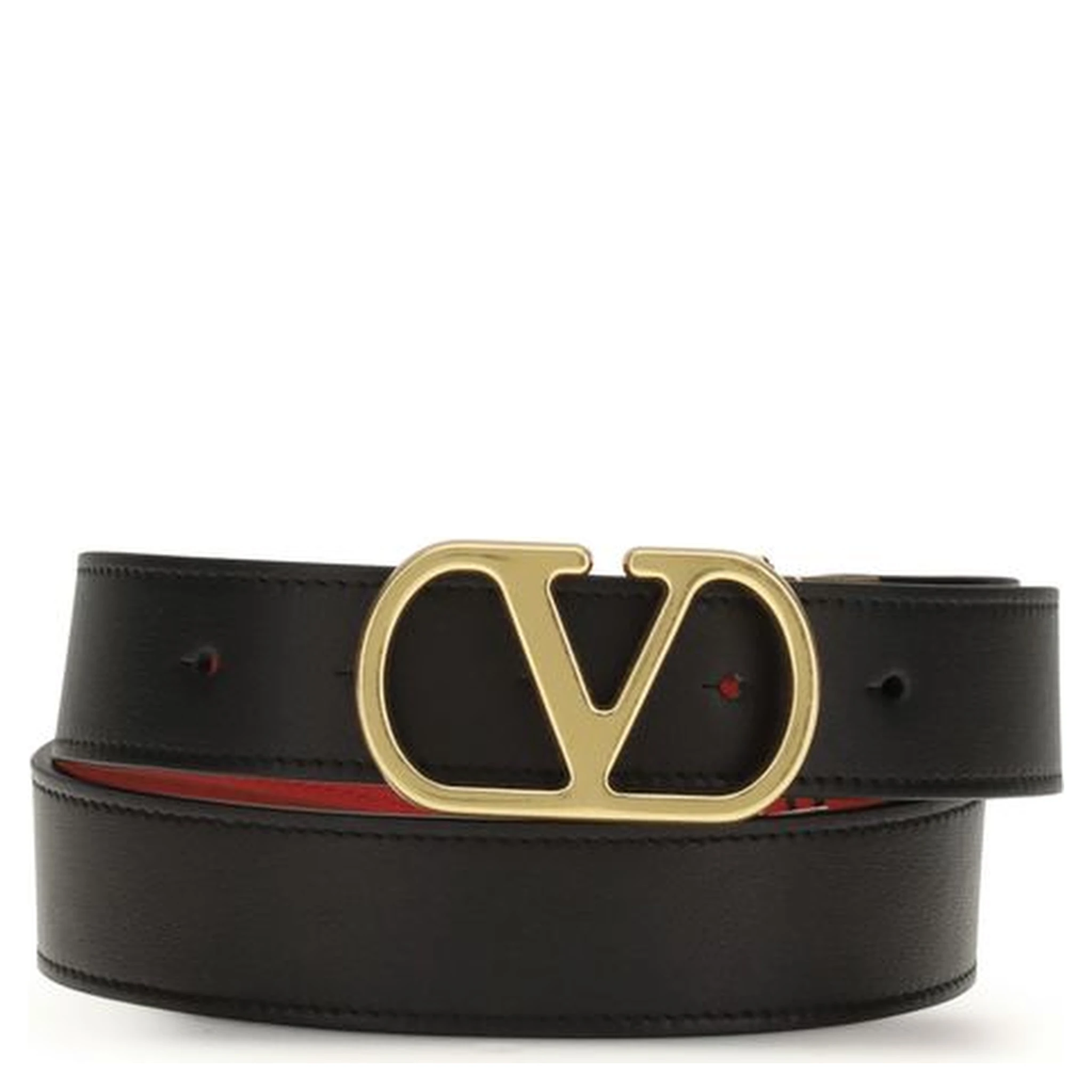 Black Calf Leather Bos Taurus Belt