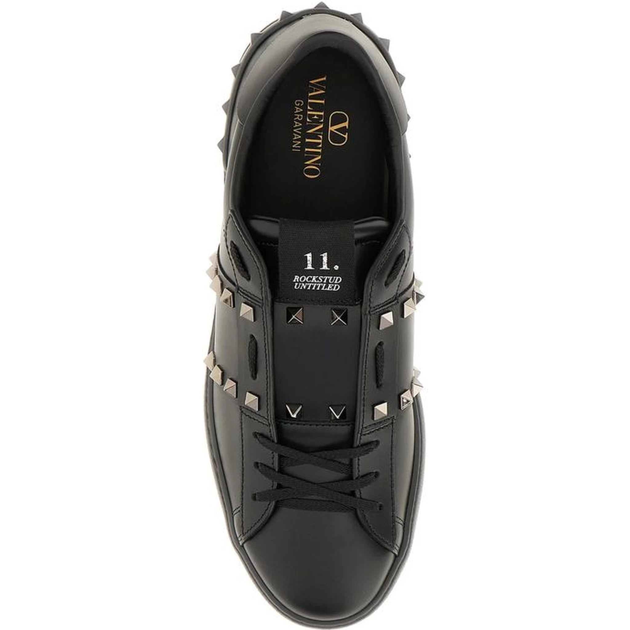 Black Leather Sneakers