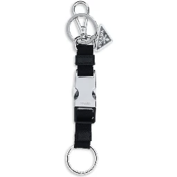 Black Nylon Keychain