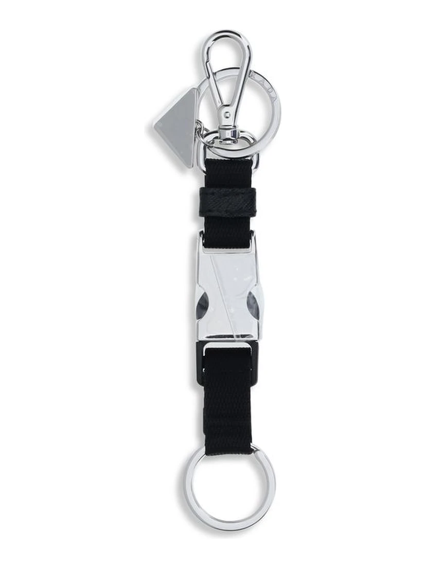 Black Nylon Keychain