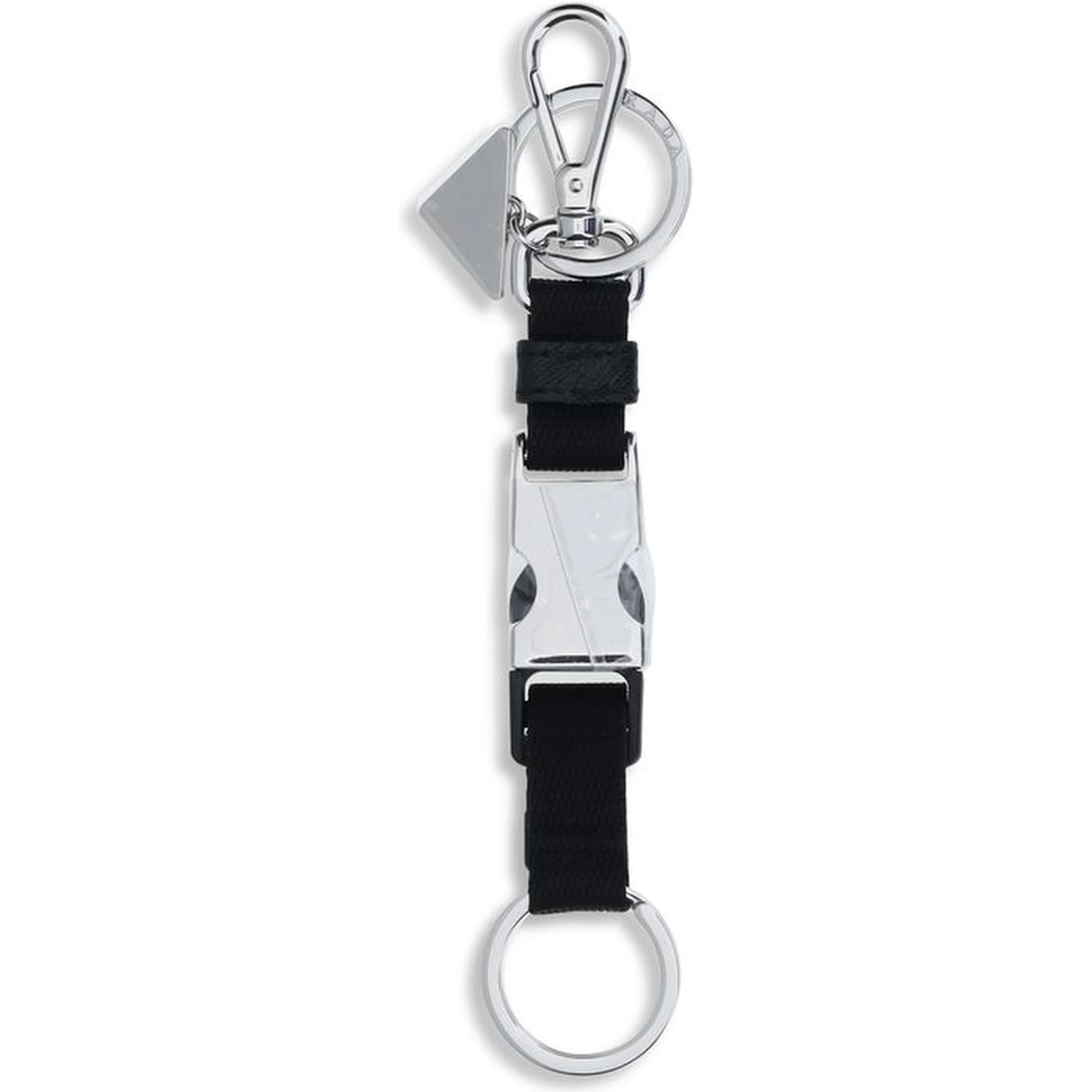 Black Nylon Keychain
