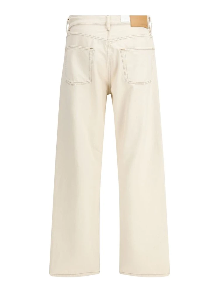 Cream Cotton Relaxed Fit Jeans alternative