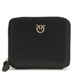 محفظة بوس توروس من جلد العجل الأسود