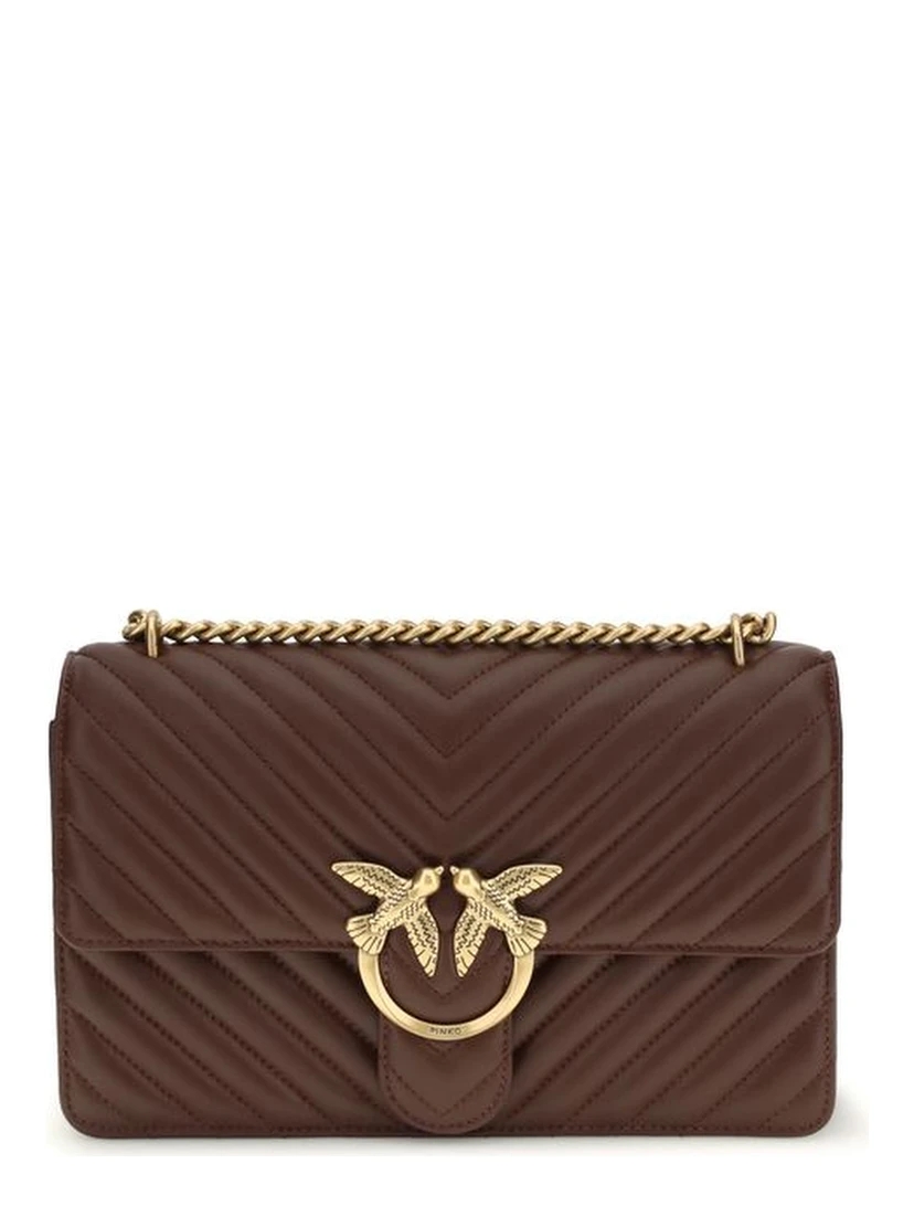 Brown Calf Leather Bos Taurus Shoulder Bag