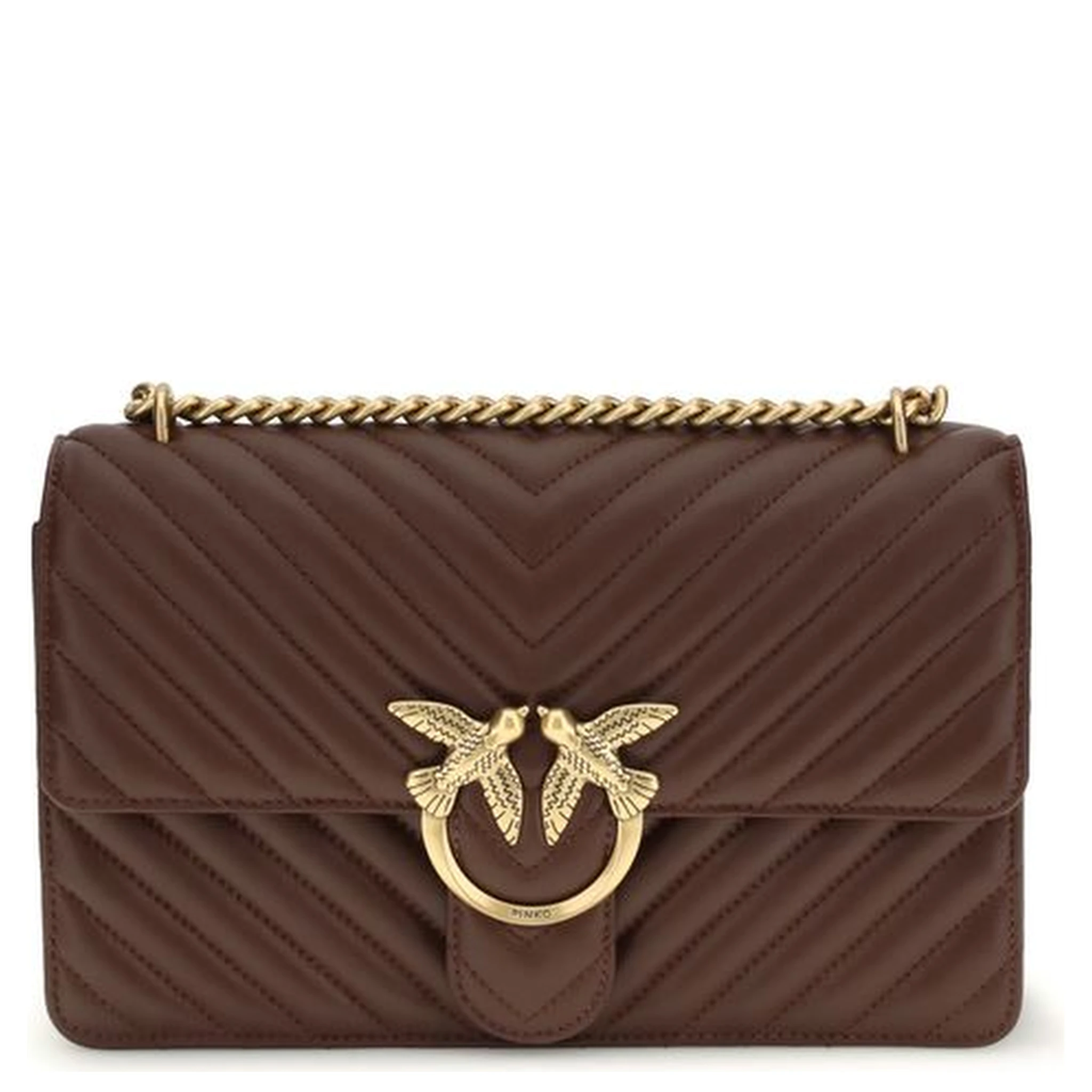 Brown Calf Leather Bos Taurus Shoulder Bag